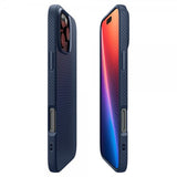 Spigen iPhone 16 Pro Max -kuori Liquid Air Navy Blue