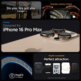 Spigen iPhone 16 Pro Max -kuori Liquid Air T MagFit Mattamusta