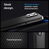 Spigen iPhone 16 Pro Max -kuori Liquid Air T MagFit Mattamusta