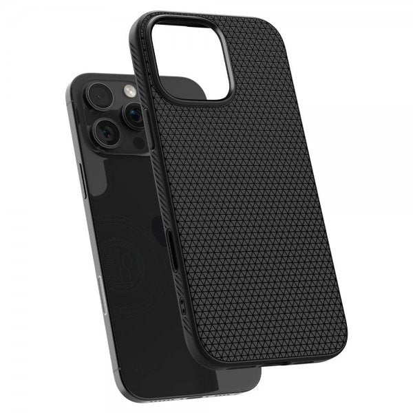 Spigen iPhone 16 Pro Max -kuori Liquid Air T MagFit Mattamusta