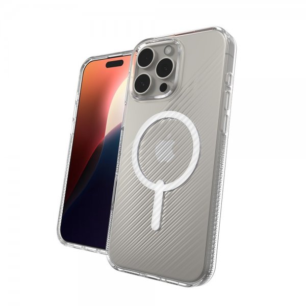 ZAGG iPhone 16 Pro Max -suojakuori Luxe Snap Transparent