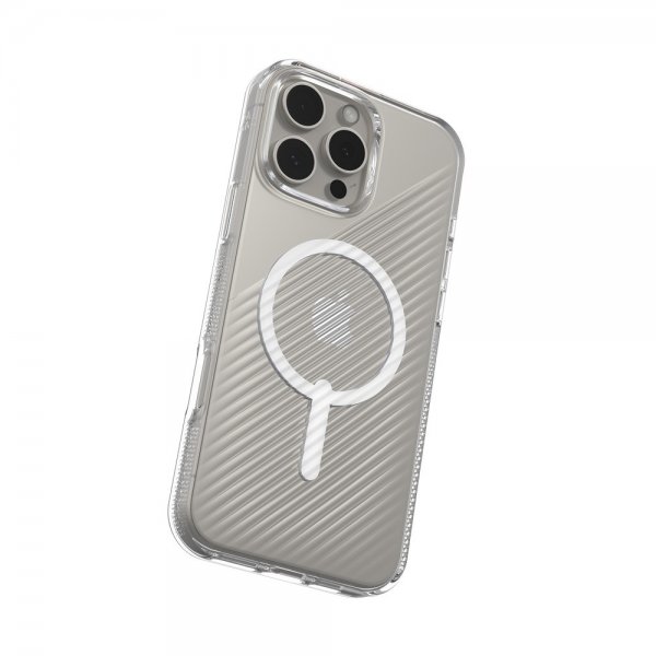 ZAGG iPhone 16 Pro Max -suojakuori Luxe Snap Transparent