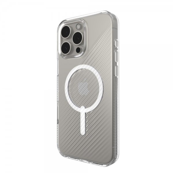 ZAGG iPhone 16 Pro Max -suojakuori Luxe Snap Transparent