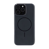 iPhone 16 Pro Max -kuori TPU MagSafe kiiltävä musta