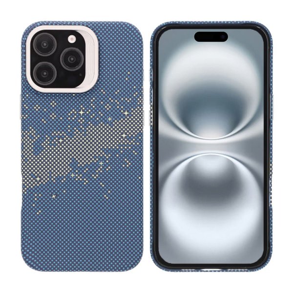 iPhone 16 Pro Max Kuori, taitettava jalusta, MagSafe, sinikulta