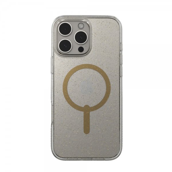 ZAGG iPhone 16 Pro Max -kuori Milan Snap Gold Glitter