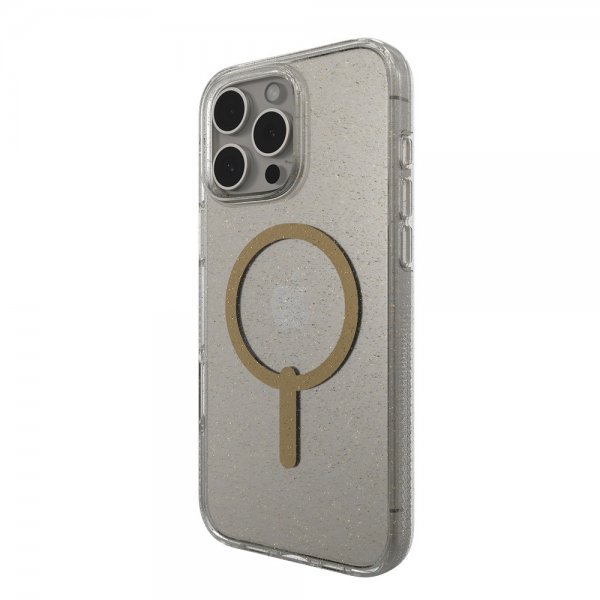 ZAGG iPhone 16 Pro Max -kuori Milan Snap Gold Glitter