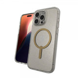 ZAGG iPhone 16 Pro Max -kuori Milan Snap Gold Glitter