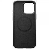 Nomad iPhone 16 Pro Max -suojakuori, moderni nahkakuori, musta