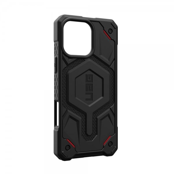 Urban Armor Gear (UAG) iPhone 16 Pro Max -suojakuori Monarch Pro Kevlar MagSafe, musta