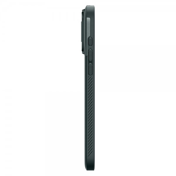 Spigen iPhone 16 Pro Max -suojakuori Optik Armor MagFit Abyss Green