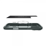 Spigen iPhone 16 Pro Max -suojakuori Optik Armor MagFit Abyss Green