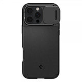 Spigen iPhone 16 Pro Max -kuori Optik Armor MagFit Musta