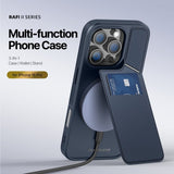 Dux Ducis iPhone 16 Pro Max -suojakuori Rafi II Series MagSafe sininen