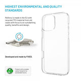 Kiinteä iPhone 16 Pro Max -kuori ReStory Transparent
