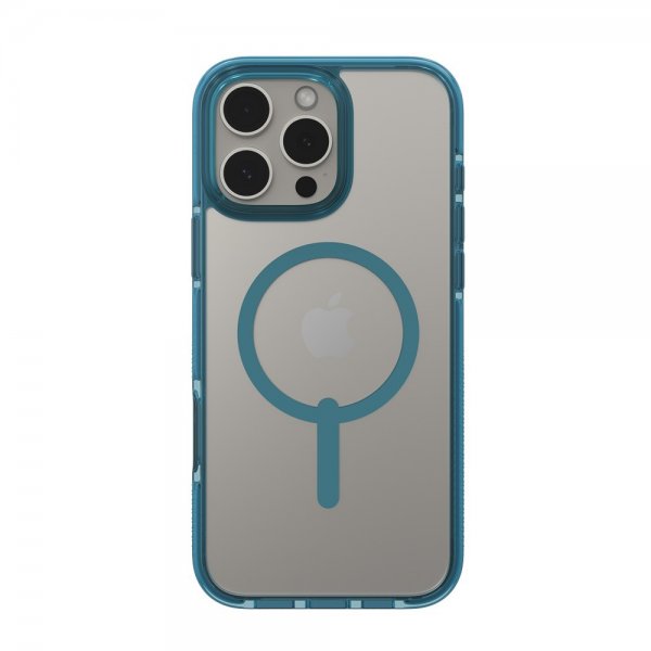 ZAGG iPhone 16 Pro Max -kuori, Santa Cruz Snap, Retro Blue