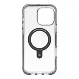 ZAGG iPhone 16 Pro Max -kuori, Santa Cruz Snap Ring Stand, musta