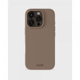 holdit iPhone 16 Pro Max Kuoret Silikoni Mocha Brown