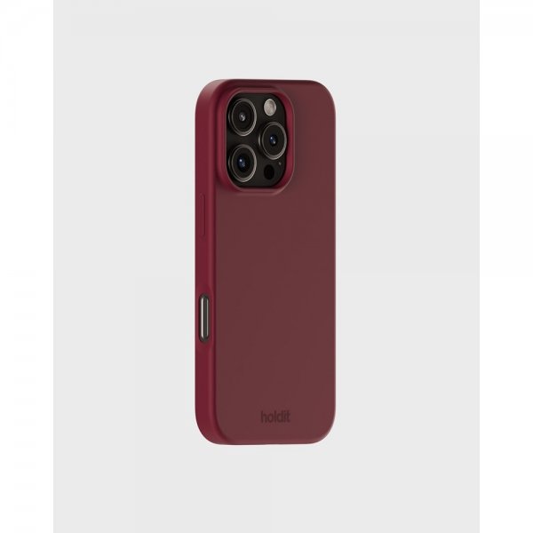 holdit iPhone 16 Pro Max -silikonikuori, Red Velvet