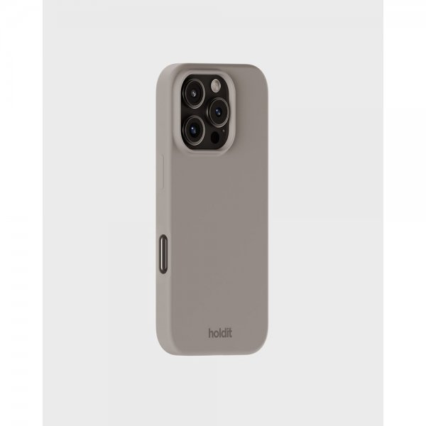 holdit iPhone 16 Pro Max -silikonikuori, Taupe