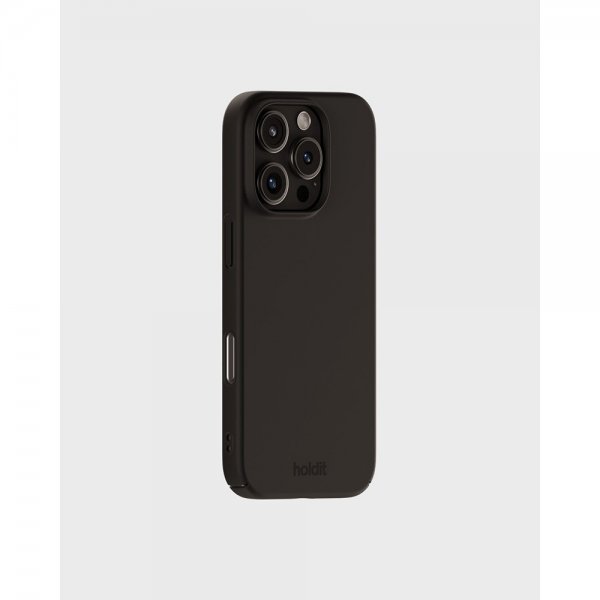holdit iPhone 16 Pro Max Kuori Slim Case Musta