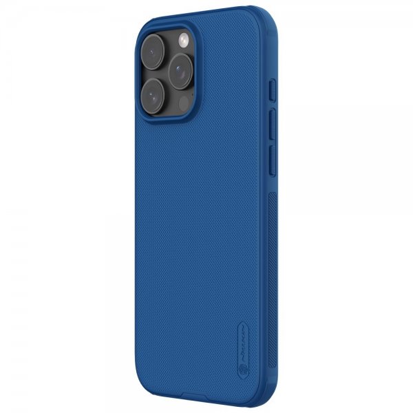 Nillkin iPhone 16 Pro Max Kuori Super Frosted Shield Pro MagSafe Sininen