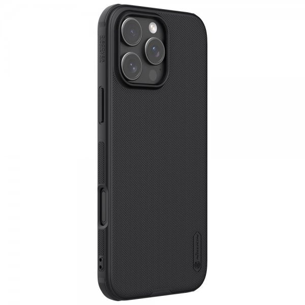 Nillkin iPhone 16 Pro Max -suojakuori Super Frosted Shield Pro MagSafe, musta