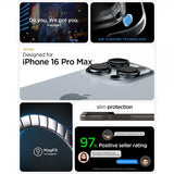 Spigen iPhone 16 Pro Max -kuori Thin Fit MagFit Gunmetal