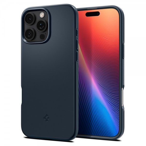 Spigen iPhone 16 Pro Max Thin Fit MagFit Metal Slate -suojakuori