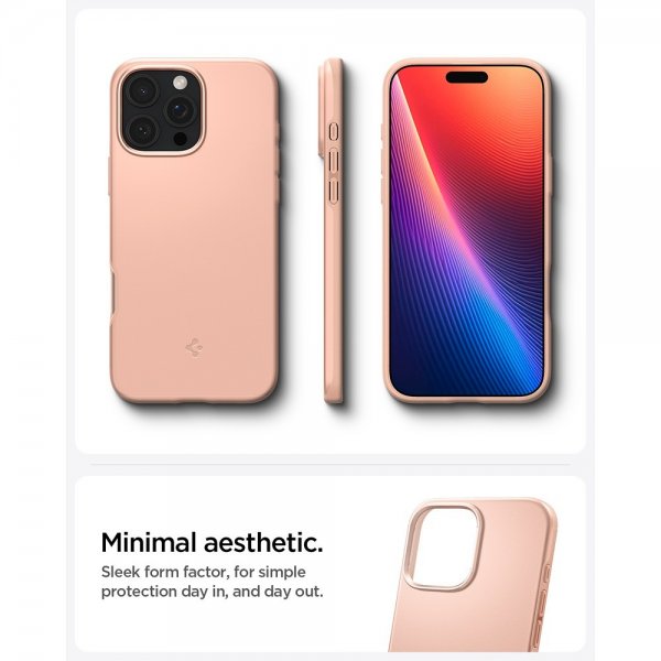 Spigen iPhone 16 Pro Max Kuori Thin Fit MagFit Rose Titanium
