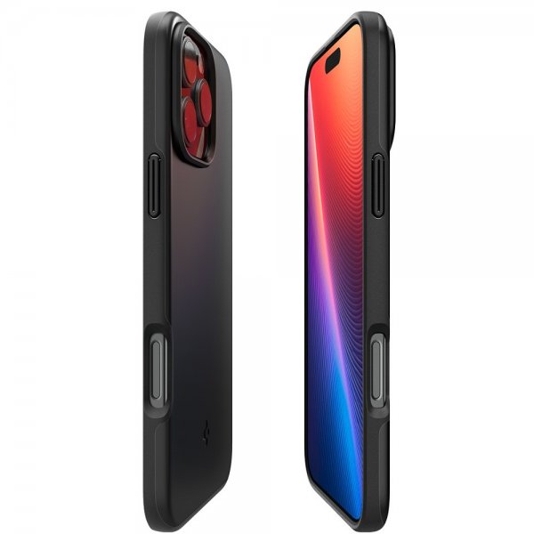 Spigen iPhone 16 Pro Max Kuori Thin Fit MagFit Musta