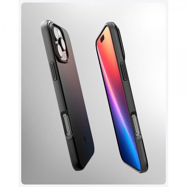 Spigen iPhone 16 Pro Max Kuori Thin Fit MagFit Musta