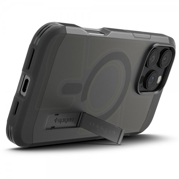 Spigen iPhone 16 Pro Max Kuori Tough Armor MagFit Frost Black