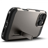 Spigen iPhone 16 Pro Max -suojakuori Tough Armor MagFit Gunmetal