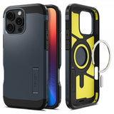 Spigen iPhone 16 Pro Max -suojakuori Tough Armor MagFit, Metal Slate