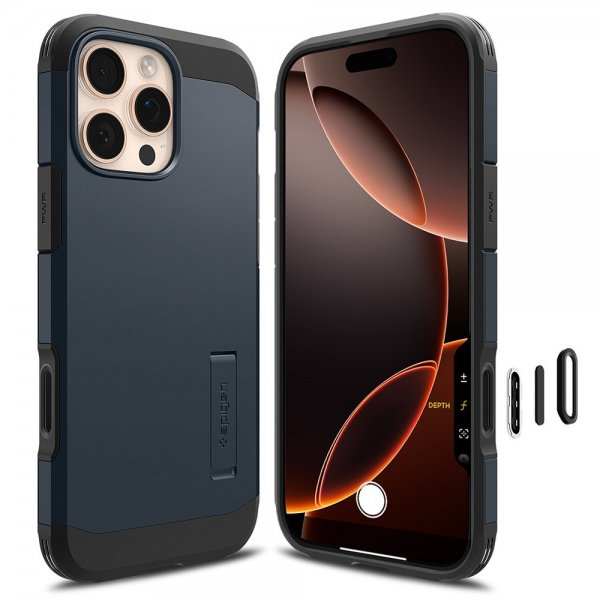 Spigen iPhone 16 Pro Max Kuori Tough Armor T MagFit Metal Slate