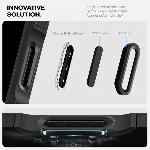 Spigen iPhone 16 Pro Max -suojakuori Tough Armor T MagFit Musta