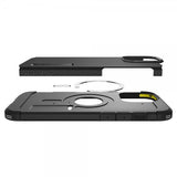 Spigen iPhone 16 Pro Max -suojakuori Tough Armor T MagFit Musta