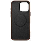 Nomad iPhone 16 Pro Max -suojakuori, perinteinen nahkakuori, ruskea