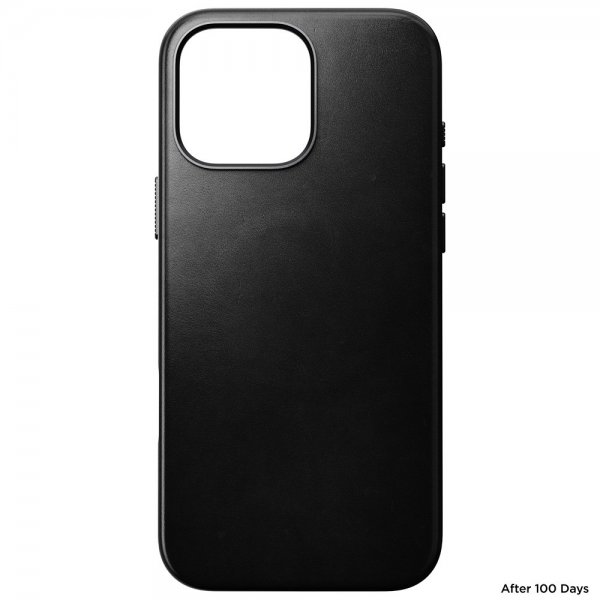 Nomad iPhone 16 Pro Max -kuori Traditional Leather Case Horween, musta