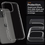 Spigen iPhone 16 Pro Max -suojakuori Ultra Hybrid Crystal Clear
