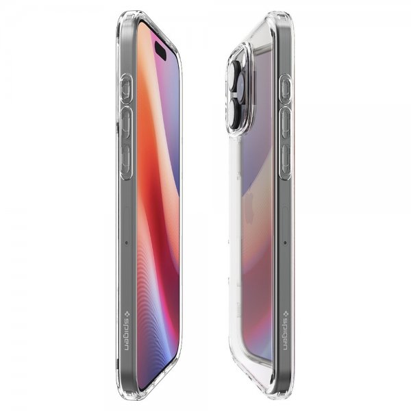 Spigen iPhone 16 Pro Max -suojakuori Ultra Hybrid Crystal Clear
