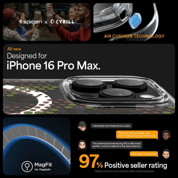 Spigen iPhone 16 Pro Max Kuori Ultra Hybrid MagFit Digital Camo