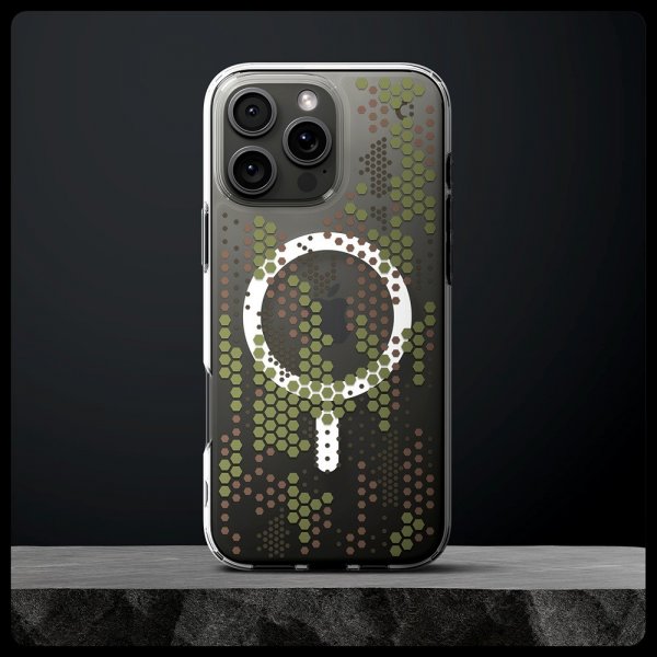 Spigen iPhone 16 Pro Max Kuori Ultra Hybrid MagFit Digital Camo