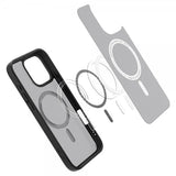 Spigen iPhone 16 Pro Max -suojakuori Ultra Hybrid MagFit Frost Black