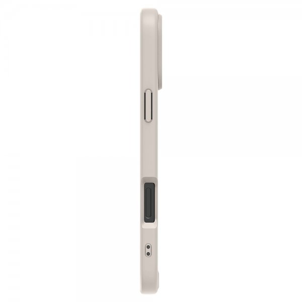 Spigen iPhone 16 Pro Max -suojakuori Ultra Hybrid MagFit Frost Natural Titanium