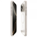 Spigen iPhone 16 Pro Max -suojakuori Ultra Hybrid MagFit Frost Natural Titanium