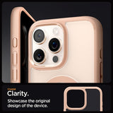 Spigen iPhone 16 Pro Max -suojakuori Ultra Hybrid MagFit Rose Titanium