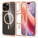 Spigen iPhone 16 Pro Max -suojakuori Ultra Hybrid MagFit Rose Titanium