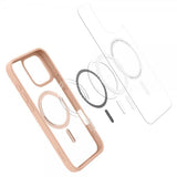 Spigen iPhone 16 Pro Max -suojakuori Ultra Hybrid MagFit Rose Titanium